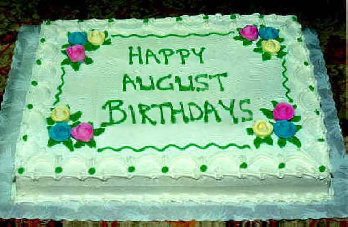 August Bday